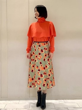 「EPOCA（エポカ）のアイテム」を使った、EPOCAさん（レディース・160cm）の秋コーディネート