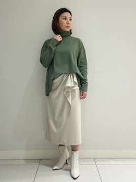 「EPOCA（エポカ）のアイテム」を使った、EPOCAさん（レディース・154cm）の冬コーディネート