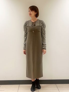 EPOCA エポカ　Andre Laudeリバーレースコンビワンピース 結婚式 EPOCA エポカ Andre Laudeリバーレースコンビワンピース 結婚式