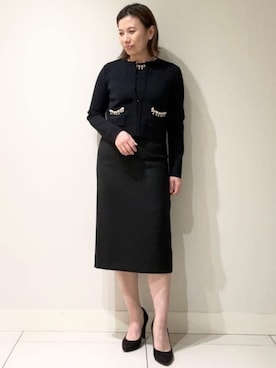 「EPOCA（エポカ）のアイテム」を使った、EPOCAさん（レディース・154cm）の冬コーディネート