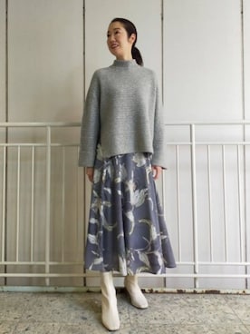 「EPOCA（エポカ）のアイテム」を使った、EPOCAさん（レディース・168cm）の冬コーディネート