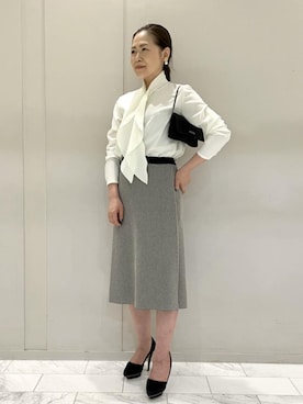 「EPOCA（エポカ）のアイテム」を使った、EPOCAさん（レディース・161cm）の冬コーディネート