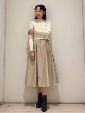 「EPOCA（エポカ）のアイテム」を使った、EPOCAさん（レディース・161cm）の秋コーディネート