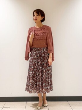 「EPOCA（エポカ）のアイテム」を使った、EPOCAさん（レディース・164cm）の冬コーディネート