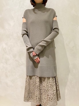 「EPOCA（エポカ）のアイテム（ワンピース/ドレス）」を使った、EPOCAさん（レディース・163cm）の秋コーディネート