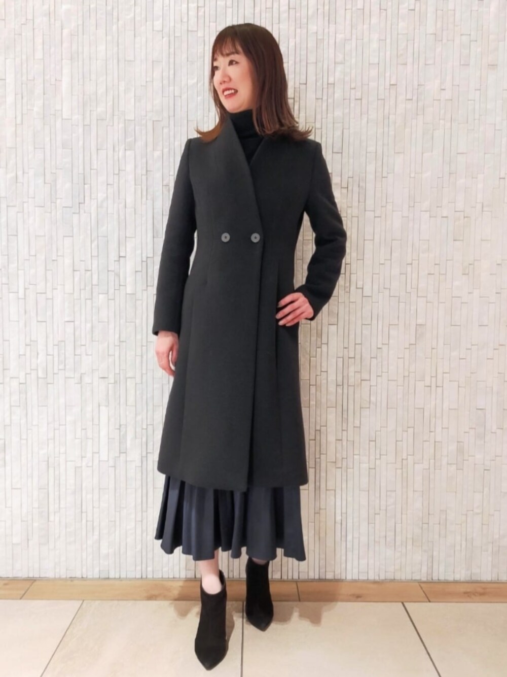 EPOCA（エポカ）の「カメリア エアリーウールコート【2022年秋冬モデル