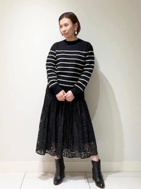 「EPOCA（エポカ）のアイテム」を使った、EPOCAさん（レディース・154cm）の冬コーディネート