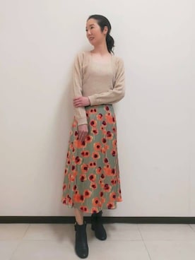 「EPOCA（エポカ）のアイテム」を使った、EPOCAさん（レディース・168cm）の冬コーディネート