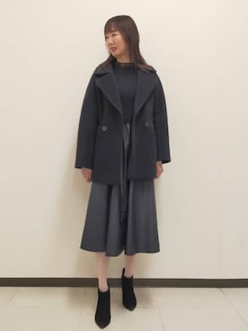 EPOCA（エポカ）の「ファインダブルモッサ ビッグコート（ピーコート