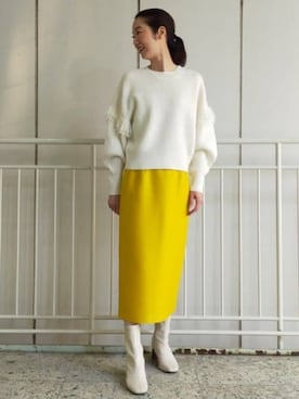 「EPOCA（エポカ）のアイテム」を使った、EPOCAさん（レディース・168cm）の冬コーディネート