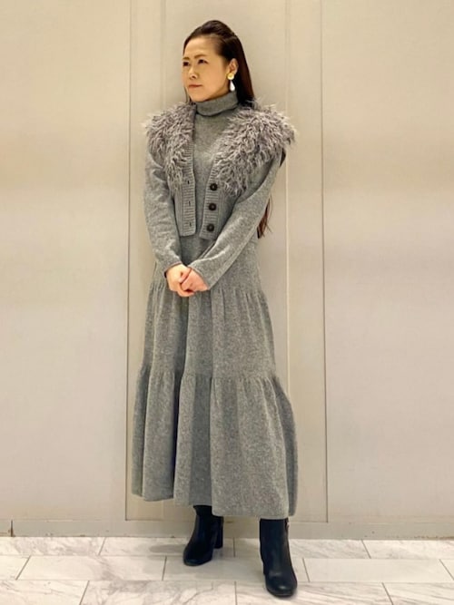 EPOCA ワンピース 「La maglia due」ホールガーメントニット