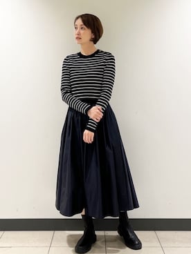 「EPOCA（エポカ）のアイテム」を使った、EPOCAさん（レディース・164cm）の冬コーディネート