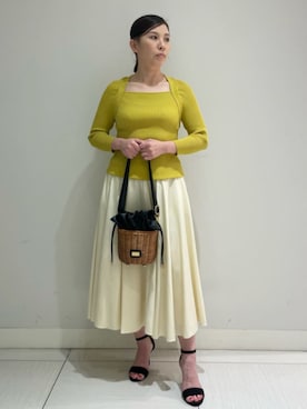 「EPOCA（エポカ）のアイテム」を使った、EPOCAさん（レディース・154cm）の冬コーディネート