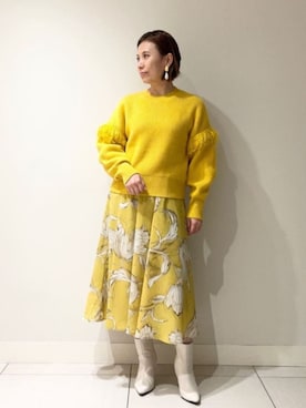 「EPOCA（エポカ）のアイテム」を使った、EPOCAさん（レディース・154cm）の冬コーディネート