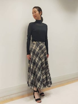 「EPOCA（エポカ）のアイテム」を使った、EPOCAさん（レディース・168cm）の冬コーディネート