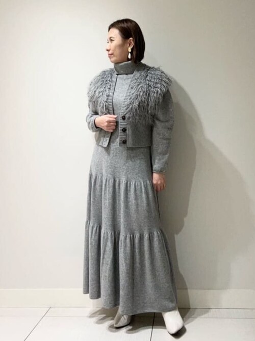EPOCA ワンピース 「La maglia due」ホールガーメントニット