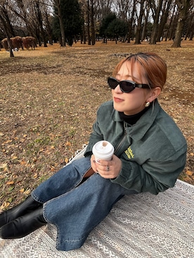 「Critical Slide（クリティカルスライド）のアイテム（ジャケット/アウター）」を使った、minoriさん（レディース・154cm）の冬コーディネート