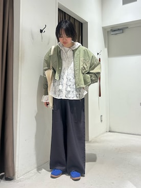 「etsinta（エシンタ）のアイテム」を使った、ひがしゃんさん（レディース・164cm）の春コーディネート