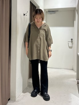 「アイテム（ブーツ）」を使った、ひがしゃんさん（レディース・164cm・30代）の夏コーディネート