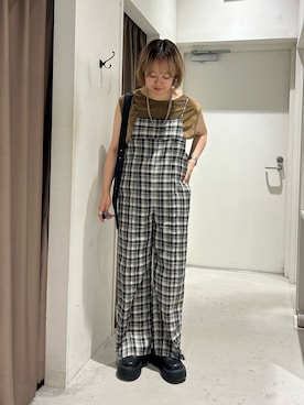 「アイテム（ネックレス）」を使った、ひがしゃんさん（レディース・164cm・30代）の夏コーディネート