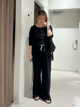 「アイテム（カーディガン/ボレロ）」を使った、ひがしゃんさん（レディース・164cm・30代）の夏コーディネート