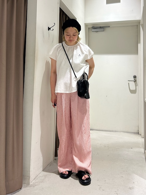 セール】【GEVACO】リネンフレンチスリーブプルオーバー（シャツ