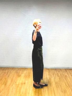 「no brand（ノーブランド）のアイテム（トップス）」を使った、isis171さん（レディース・172cm）の秋コーディネート