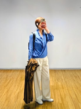 「coen（コーエン）のアイテム」を使った、isis171さん（レディース・172cm）の春コーディネート
