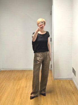 「Paul Smith（ポールスミス）のアイテム」を使った、isis171さん（レディース・172cm）の夏コーディネート