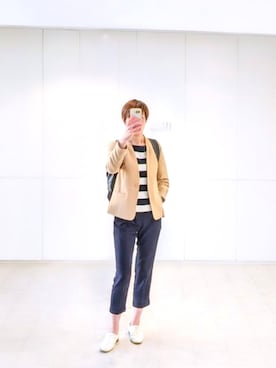 「no brand（ノーブランド）のアイテム」を使った、isis171さん（レディース・172cm）の夏コーディネート