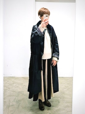 「Barbour（バブアー）のアイテム（ジャケット/アウター）」を使った、isis171さん（レディース・172cm）の春コーディネート