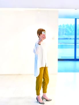 「UNIQLO（ユニクロ）のアイテム（パンプス、その他）」を使った、isis171さん（レディース・172cm）の夏コーディネート