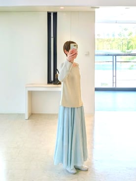 「no brand（ノーブランド）のアイテム」を使った、isis171さん（レディース・172cm）の春コーディネート