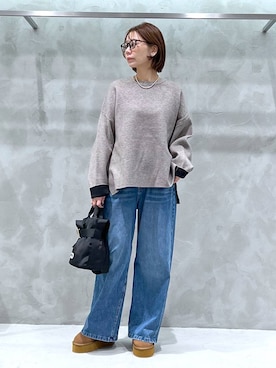 「アイテム（サングラス）」を使った、izumi888さん（レディース・157cm）の冬コーディネート