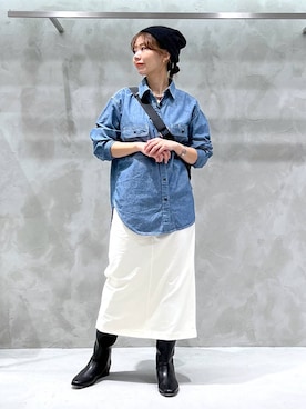 「アイテム（帽子）」を使った、izumi888さん（レディース・157cm・30代）の秋コーディネート