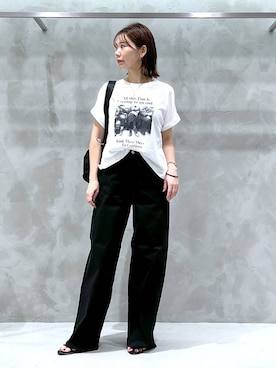 「BARNYARDSTORM（バンヤードストーム）のアイテム（その他シューズ）」を使った、izumi888さん（レディース・157cm）の夏コーディネート