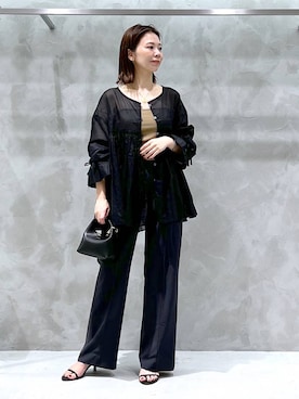 「BARNYARDSTORM（バンヤードストーム）のアイテム（その他シューズ）」を使った、izumi888さん（レディース・157cm）の夏コーディネート