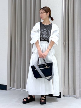 「BARNYARDSTORM（バンヤードストーム）のアイテム（ジャケット/アウター）」を使った、izumi888さん（レディース・157cm）の春コーディネート