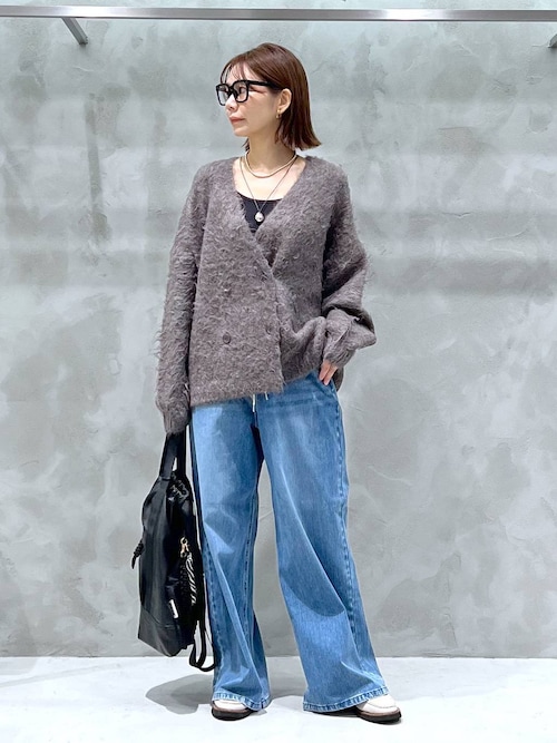 BARNYARDSTORM / ドロストワイドカットデニム【WEB限定サイズL