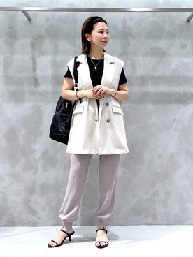 「BARNYARDSTORM（バンヤードストーム）のアイテム（その他シューズ）」を使った、izumi888さん（レディース・157cm）の夏コーディネート