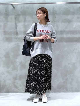 「BARNYARDSTORM（バンヤードストーム）のアイテム」を使った、izumi888さん（レディース・157cm）の秋コーディネート