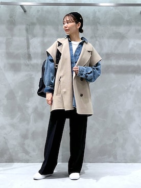 「アイテム（バックパック/リュック）」を使った、izumi888さん（レディース・157cm・30代）の秋コーディネート