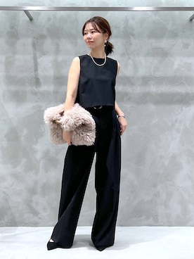 「アイテム（アクセサリー）」を使った、izumi888さん（レディース・157cm・30代）の秋コーディネート
