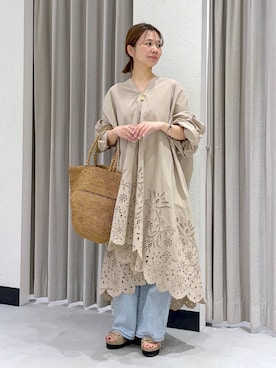 「MADE IN MADA（メイドインマダ）のアイテム」を使った、izumi888さん（レディース・157cm）の春コーディネート