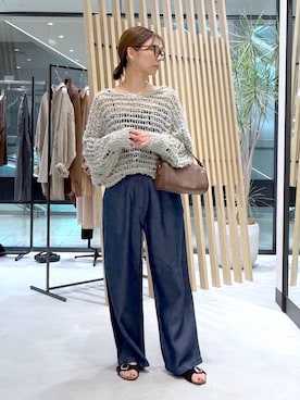 「PLAKTON（プラクトン）のアイテム」を使った、izumi888さん（レディース・157cm）の夏コーディネート
