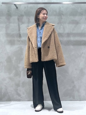 「アイテム（ピーコート）」を使った、izumi888さん（レディース・157cm・30代）の秋コーディネート