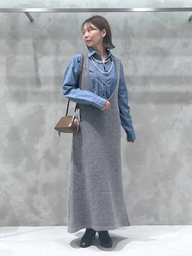 「アイテム（その他小物）」を使った、izumi888さん（レディース・157cm）の秋コーディネート