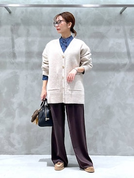 「アイテム（キーホルダー）」を使った、izumi888さん（レディース・157cm）の冬コーディネート