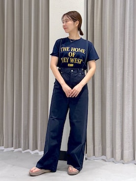 「Drifter（ドリフター）のアイテム（バッグ）」を使った、izumi888さん（レディース・157cm）の夏コーディネート