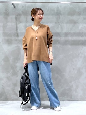 「アイテム（その他小物）」を使った、izumi888さん（レディース・157cm）の秋コーディネート